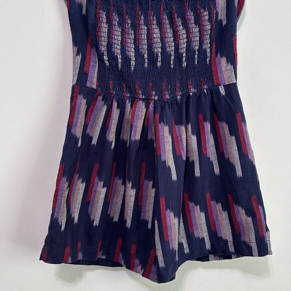 Urban Outfitters Staring At Stars Romper S Strapless Pockets Smocked Summer - Picture 6 of 8